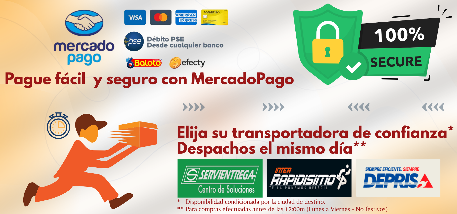 Métodos de Pago y Envío de TusCompras.com